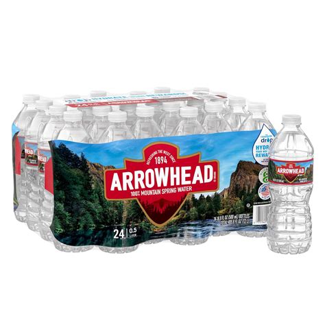 Arrowhead Brand 100 Mountain Spring Water 169 Fl Oz