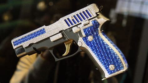 Diamond Encrusted Gun