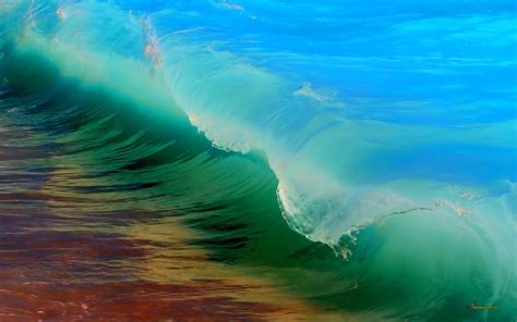 Rainbow Waves Hd Wallpaper Background Image 2560x1600
