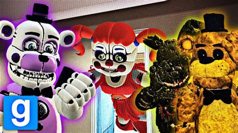 Gmodfnaf Troubles At The Pizzaplex Ep2 Chaos Back At Home Youtube