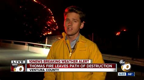 Thomas Fire Hits 65000 Acres 0 Contained Youtube