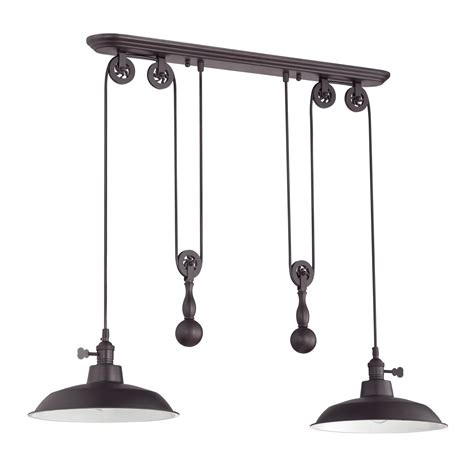 Usually, the hoods are from the iron. Craftmade Pulley 2 Light Kitchen Island Pendant & Reviews ...