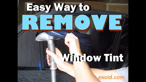 Easy Way To Remove Automotive Window Tint Youtube
