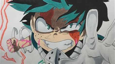 Boku No Hero Academia Midoriya Smash Anime Top Wallpaper