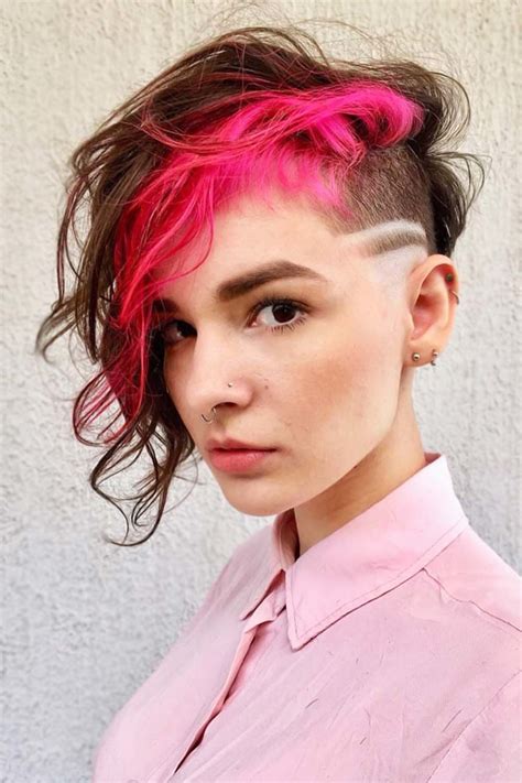 One Side Shaved Hairstyles Undercut Hairstyles Women Pretty