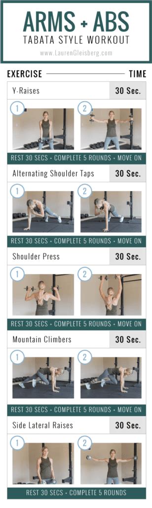 Shoulders And Abs Weight Training Tabata Style Workout