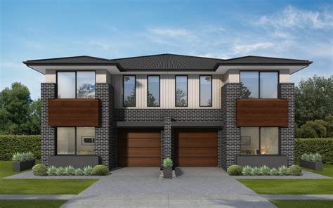 Sarina Duplex Design 2 Storey Duplex House Plans Rawson Homes