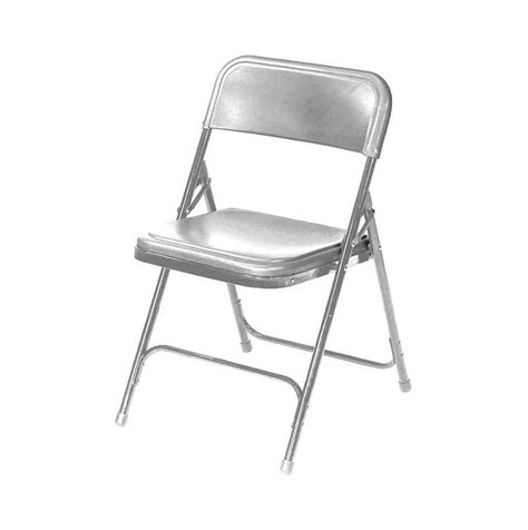 White Metal Folding Chairs 