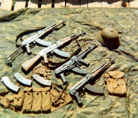 Captured Nva Weapons And Equipment Nvavc Weapons And Edged Weapons