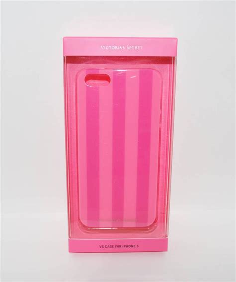 New Victorias Secret Pink Stripes Case For Iphone 5 Nib