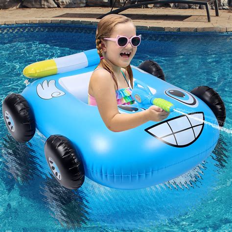 Buy Figoal Inflatable Fire Boat Pool Float For Kids With Built In