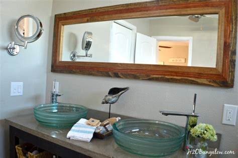 Diy Rustic Bathroom Mirror Frame Rispa
