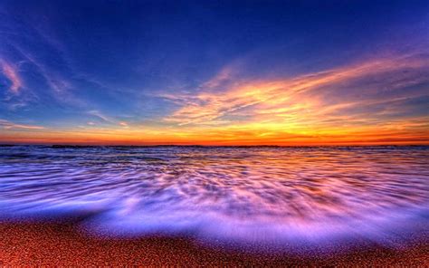 Evening Sunset Wallpaper Beach Wallpaper Better