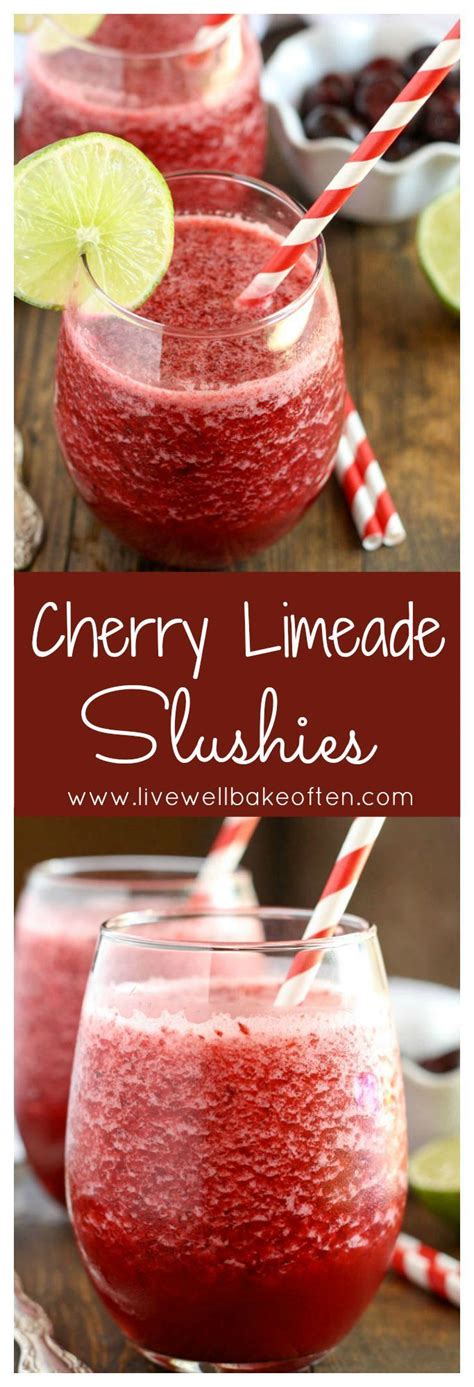 Cherry Limeade Slushies Slushies Cherry Limeade Slushie Recipe