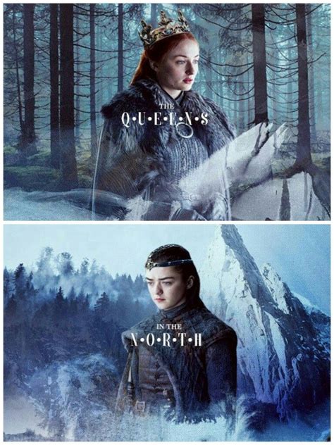 Game Of Thrones X Sansa X Arya Stark Gameofthronesquotes Arte Game