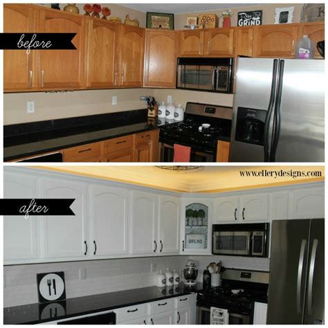 With the brand new paint, we will be able to make the kitchen look fresh and clean. Our DIY Kitchen Remodel - Painting Your Cabinets White ...