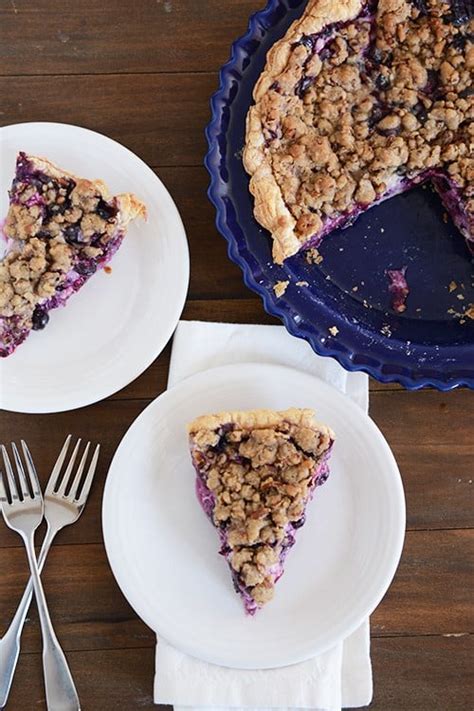 Blueberry Custard Pie With Buttery Pecan Streusel Mels Kitchen Cafe