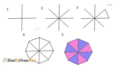 How To Draw Geometric Shapes Step By Step Pictures