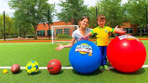 Inflatable Toy Mega Bounce Balls Fun Playtime Youtube