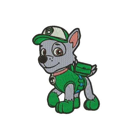 Paw Patrol Rocky Machine Embroidery Design Svg Embroidery