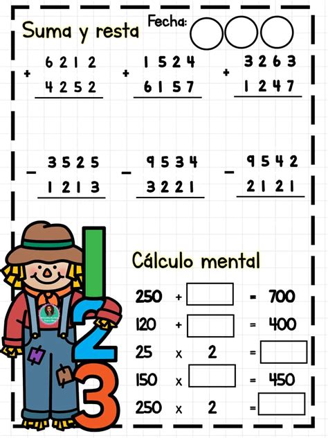 Ejercicio De Sumas Restas Y Multiplicaciones Ii Word Search Puzzle