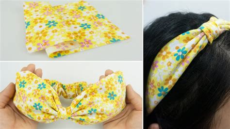 Cotton Bow Headbands Fabric Headband Tutorial Youtube