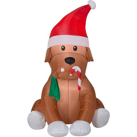 Gemmy Airblown Christmas Inflatables English Bulldog 4
