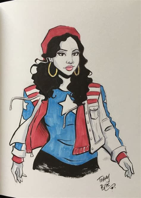 Ms America Chavez By Terry Blas In Louis Lopezs Latino Sketchbook