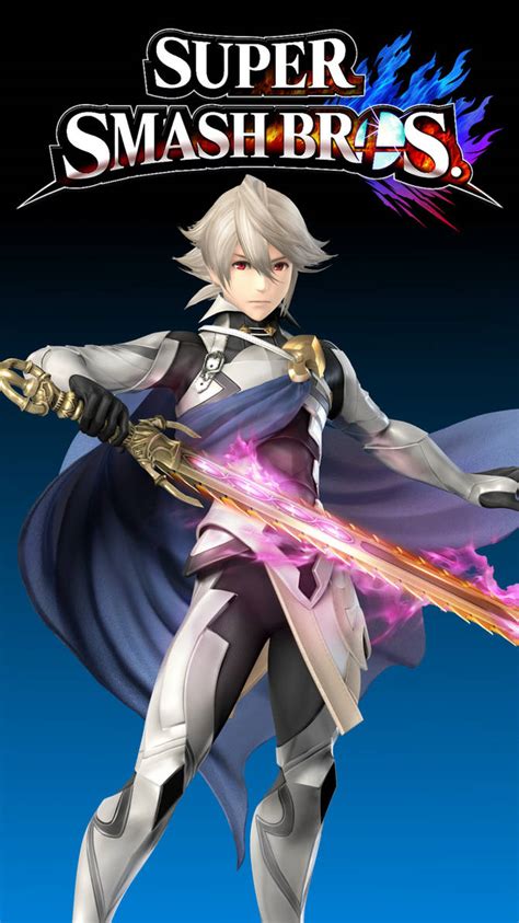 Smash 4 Wallpaper Phone Corrin Male By Thewolfgalaxy On Deviantart