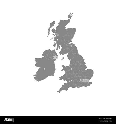 Outline Map Of Britain Hi Res Stock Photography And Images Alamy