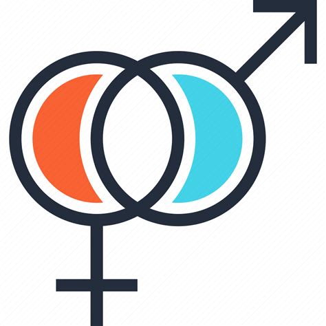 Couple Female Gender Male Relationship Sex Sign Icon Download