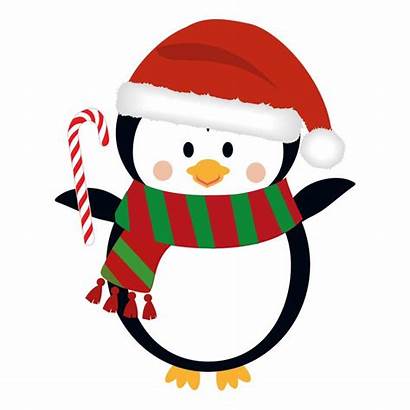 Penguin Christmas Clipart Clipground Leaves