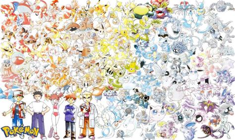 The Original 151 Pokemons That Ken Sugimori Designed Personally The