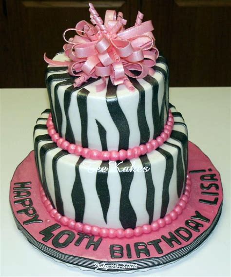 40th Birthday Cakes For Women