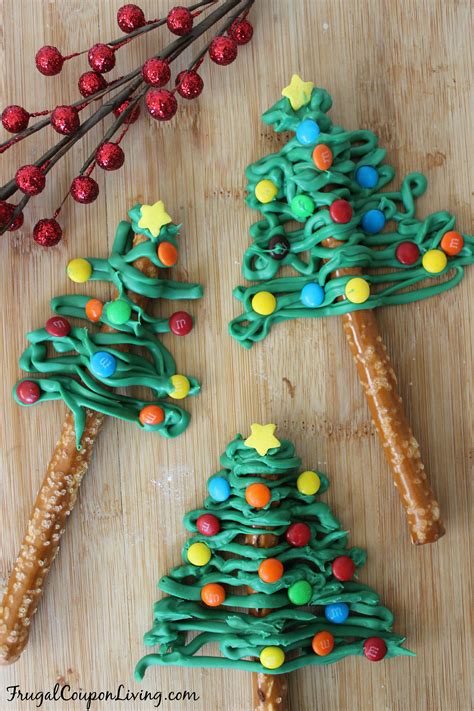 Frugal Coupon Livings Chocolate Pretzel Christmas Trees Fun And Easy