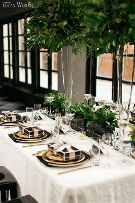 Pleasures heavyweight discovery shirtwashed black. Black and White Wedding with Pops of Green | ElegantWedding.ca