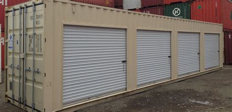 Storage Made Easy With Custom Roll Up Doors On Our Shipping Containers