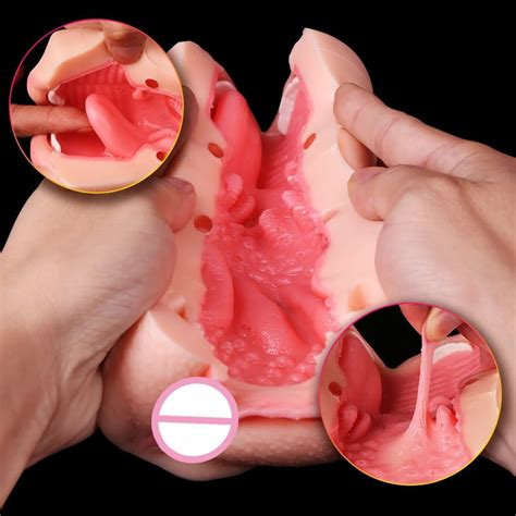 Type Sex Pussy Lifelike Silicone Vagina Oral Sex Toy Male Masturber Toys Stroker Nuromance