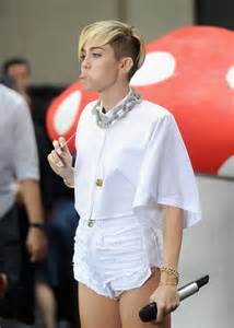Miley Cyrus In White Shorts Performing On The Today Show Gotceleb