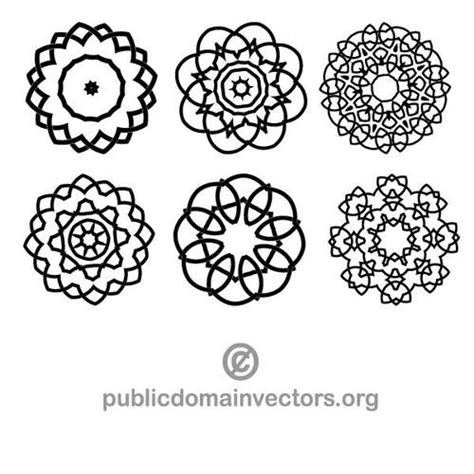 Decorative Shapes Public Domain Vectors