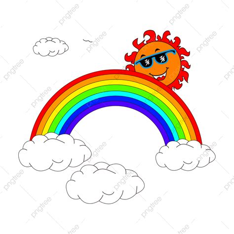 Rainbow Sun Png Image Rainbow Clouds Sun Rainbow Clouds Sun Png