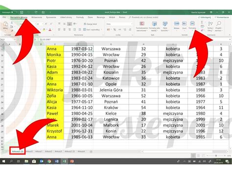 Jak W Excelu Zmieni Kolor Karty Arkusza Jak Atwo