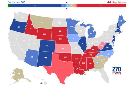 2020 Senate Election Interactive Map 270towin