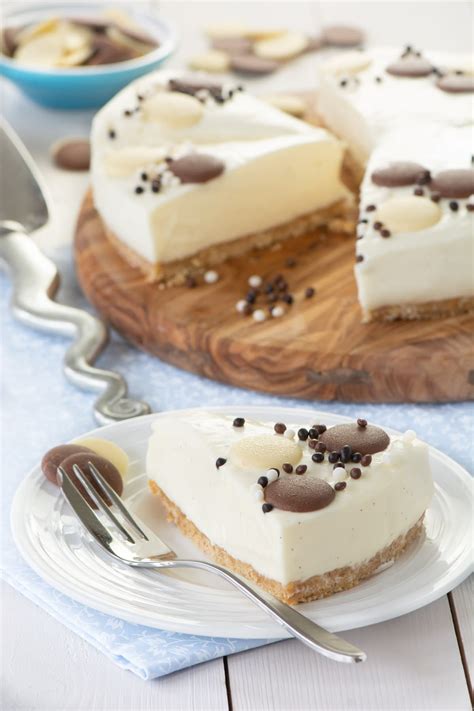 White Chocolate Cheesecake No Bake Charlotte S Lively Kitchen