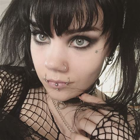 Goth Facial Piercings Angel Bites And Vertical Labret