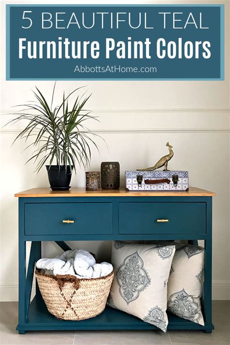 5 Beautiful Teal Painted Furniture Makeover Colors And Diy Steps