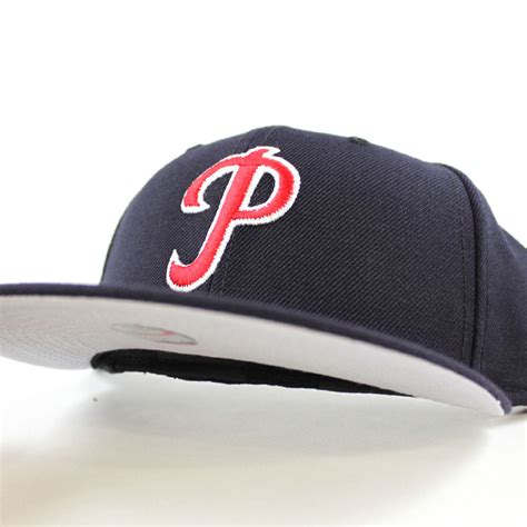 Philadelphia Phillies Retro 59fifty New Era Fitted Hats Navy Gray
