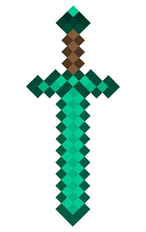 Minecraft Sword Coloring Page