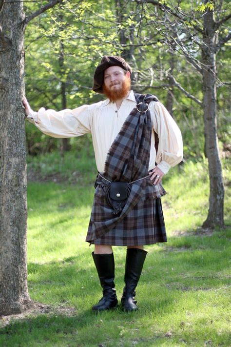 Outlander Ancient Kilt Polyviscose Tartan Great Kilt Kilt Men In Kilts