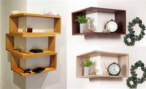 These Around The Corner Shelves Make For A Unique Design Idea